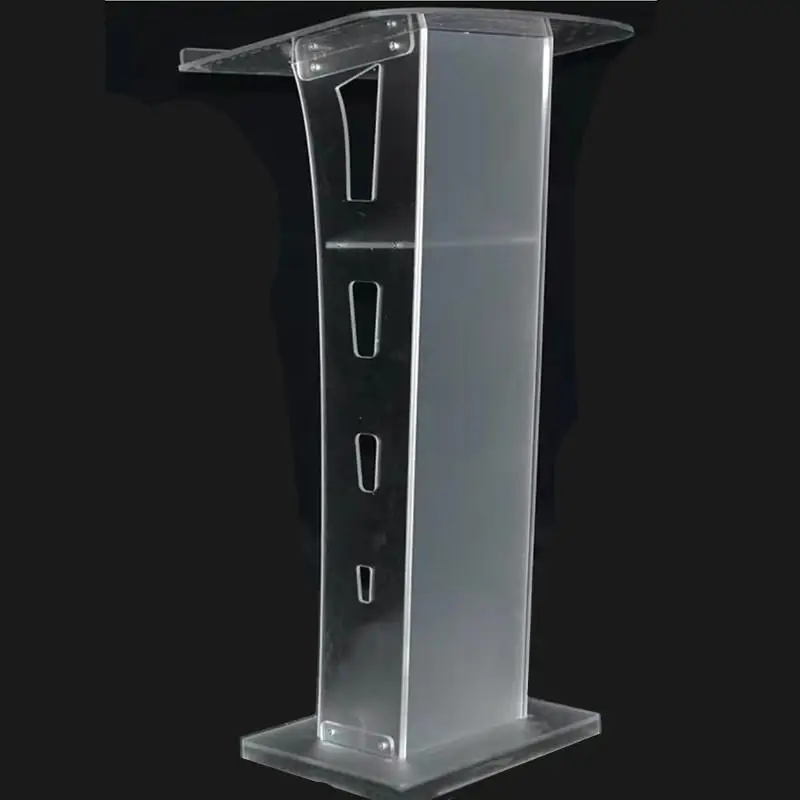 Removable Hosting Stage Acrylic Podium Welcome Stage Podium Conference Colorful Discoloration Signing