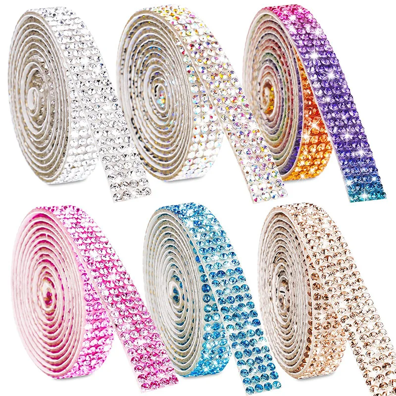 Crystal Rhinestone Sticker Strip 1
