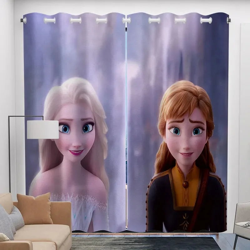 Disney Frozen 2 Elsa En Kinderkamer Gordijnen Gordijn Voor Slaapkamer Home Decoratie Kind Geschenken| | AliExpress