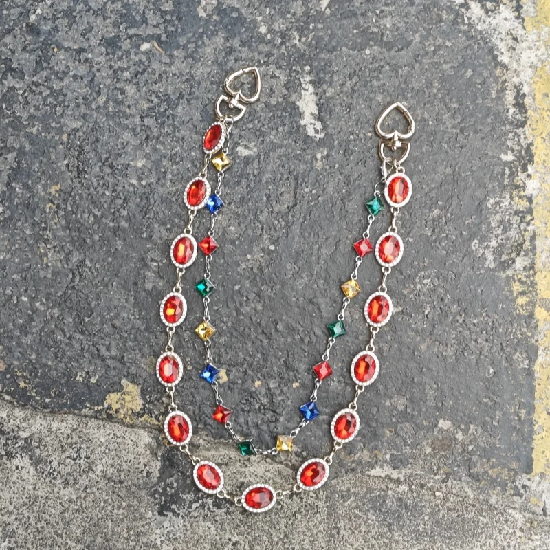 Retro-Hosekette in Achatfarben, neue Modelle für Damen und Herren, luxuriöse Accessoires, Hüftschmuck im Hip-Hop-Stil. – Detail 14