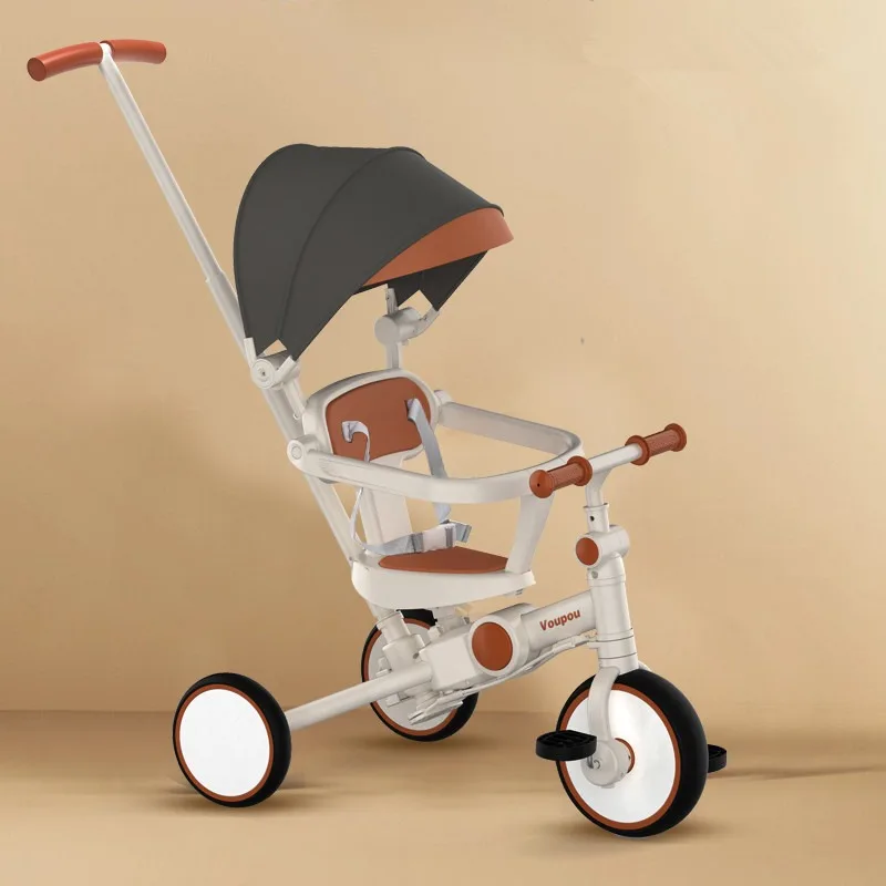 Children's tricycles, baby strollers, 1-3 years old, children's bicycles, music baby strollers, three-in-one strollers