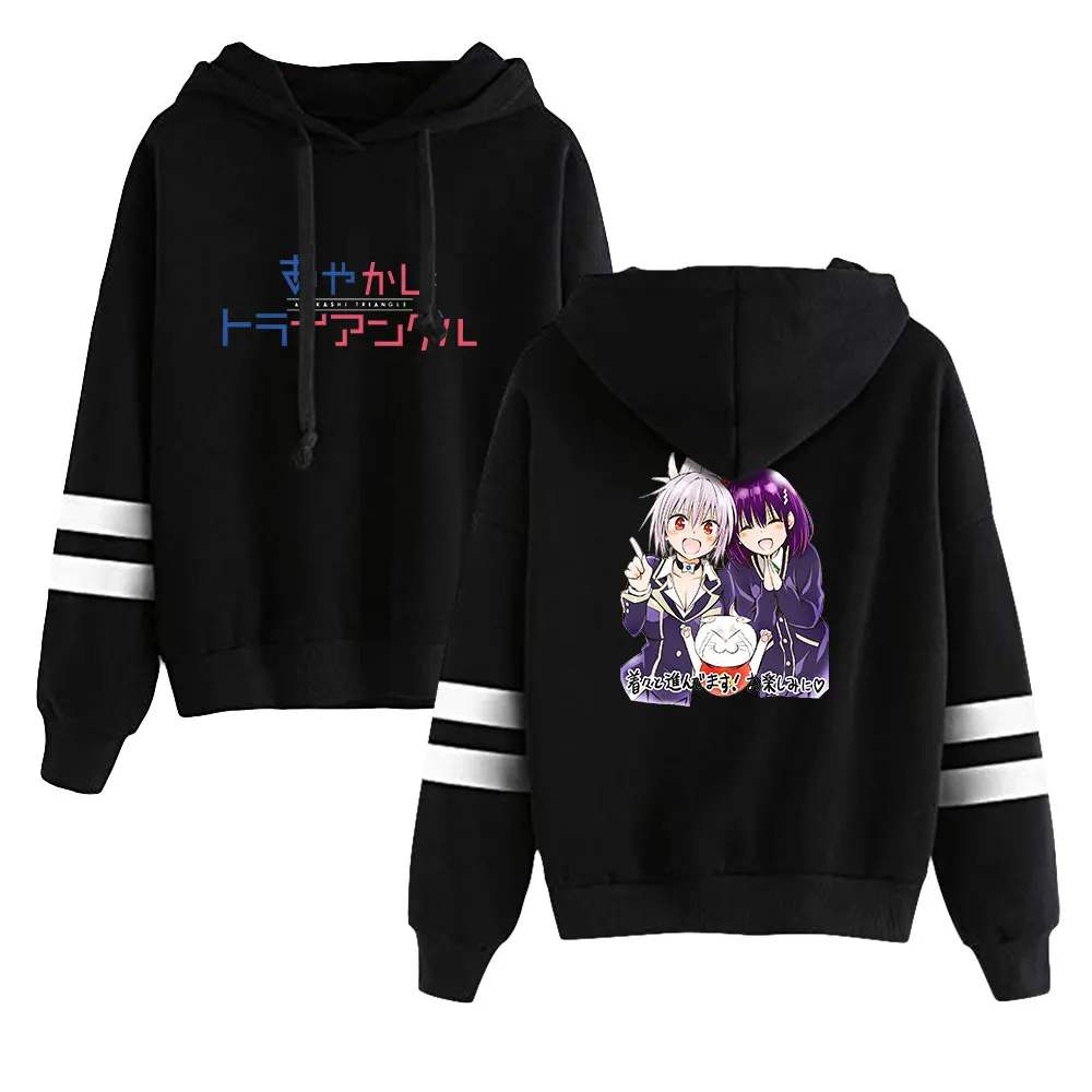 

Ayakashi Triangle Anime Unisex Pocketless Parallel Bars Sleeve Sweatshirts Women Men's Hoodie Japanese Anime Clothes