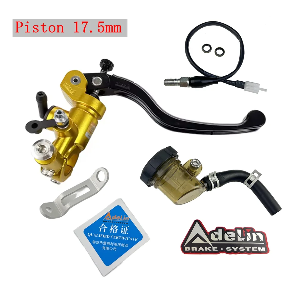 フィッシャーマン Adelin 17.5mm Motorcycle Brake Clutch Master Cylinder Hydraulic