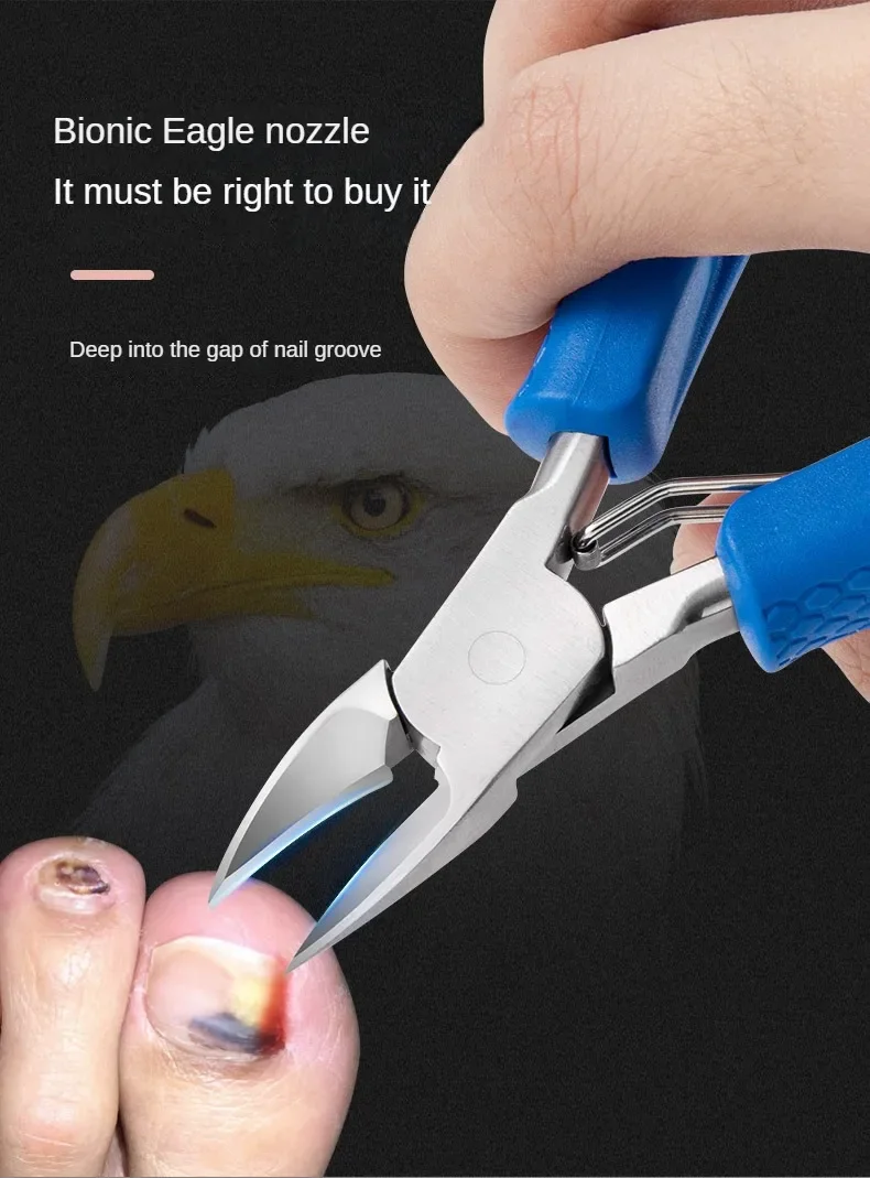 Description Picture 4 of itemToenail Clippers Dead Skin Remove Nail Ingrown Eagle Nose Nipper Cuticle Scissors Nail Cutter Paronychia Tools Pedicure Manicure