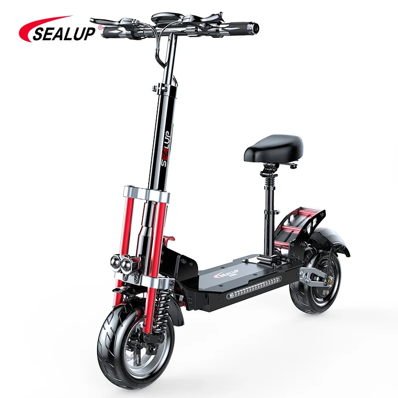 SEALUP Electric Scooter 48V 1000W Single Motor Electric Scooters Adults