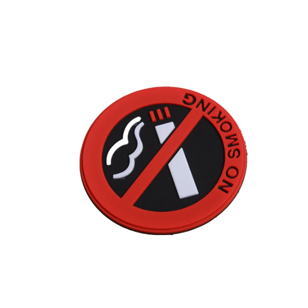 

No Smoking Car Stickers Styling PVC Decal Car Sticker Funny Auto Accessorie Stickers Car Interior Decoration 5*5Inch
