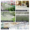0.15-0.8mm Low Pressure Sprayer Nozzle 6mm Quick Insertion Mist Sprinkler for Outdoors Garden Yard Cooling Humidification Device 5