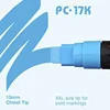 UNI POSCA PC-17K Marker Graffiti Paint Pen Art Markers POP Wide Tips 15mm Fabric Pen Art Supplies Broad Coloring Markers 4