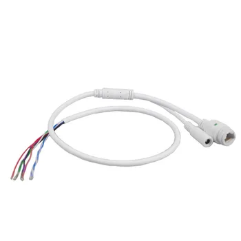 카메라 네트워크 테일 케이블 모니터링 설치 네트워크 케이블, RJ45 + DC IP 방수 케이블 9 코어 보안 네트워크 케이블