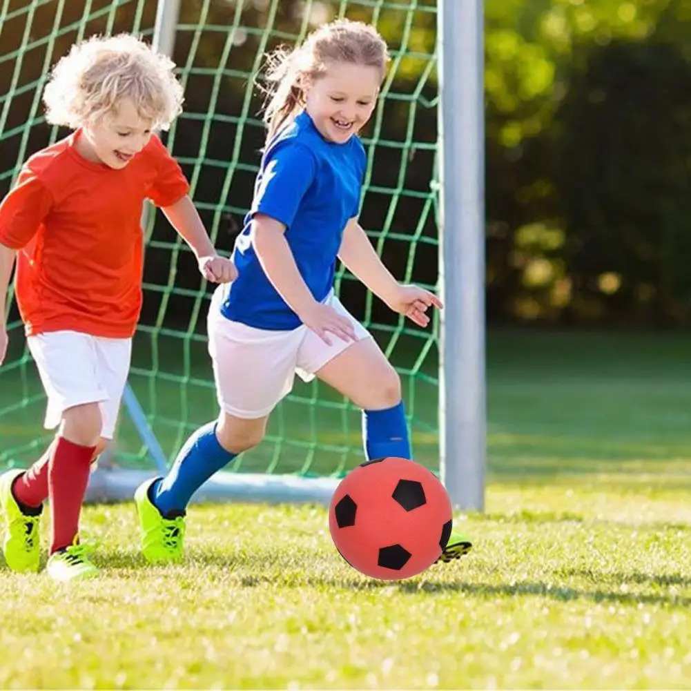 Silent Play Foam Ball Noise-absorbing Soccer Ball Silent Football Indoor Training Soft Elastic for Children for Youth