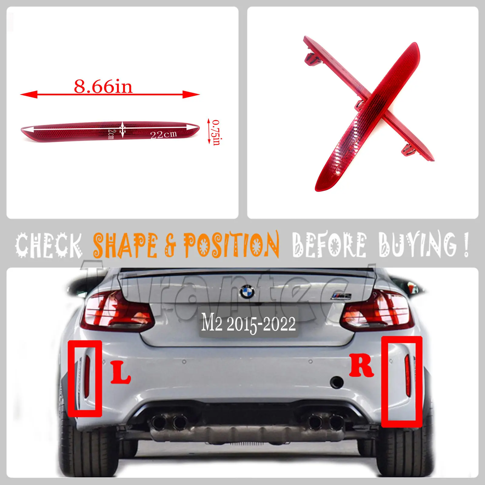 BMW F87 M2用2017年式カーボンリアディフューザー BMW F87 M2用2017年式カーボンリアディフューザー BMW M2 F87