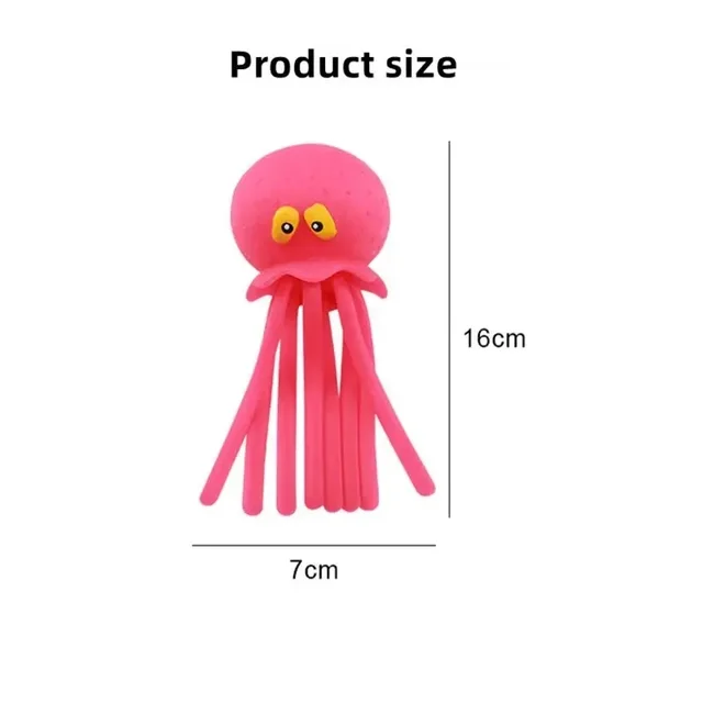 Squeezing water octopus decompression toy bathtub bath toy decoration summer swimming pool children's water play toys ﻿ 2