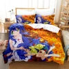 Lucky Star Konata Bedding Set Single Twin Full Queen King Size Bed Set Adult Kid Bedroom Duvetcover Sets 3D Anime Bed Sheet Set 5