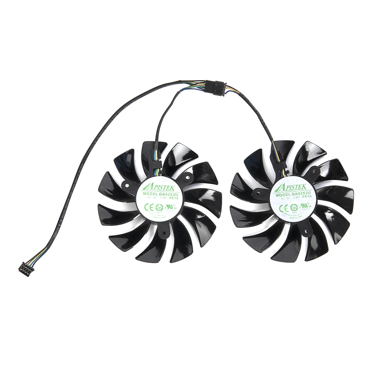 Placa Gráfica Ventilador de Refrigeração para Zotac Gaming Geforce Rtx 2080 2070 2080 ti Amp Extremo fã Gpu 87 mm Ga92s2u Rtx2080 2080ti - Imagem 5