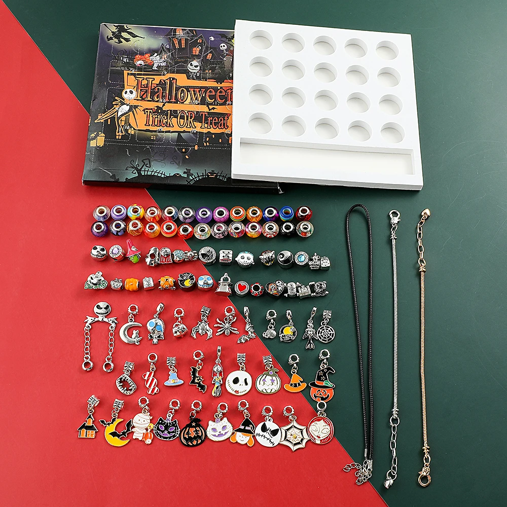 Halloween Adventskalender 2025 - DIY Armband Mit 24 Überraschungen