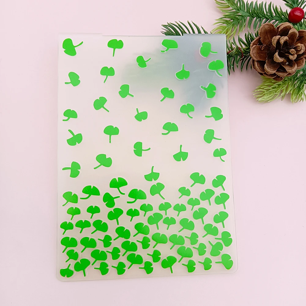 Embossing Folder Alinacutle Embossing Folder Leaf Flower Heart Scrapbooking handmade Paper Craft Embossed Panels