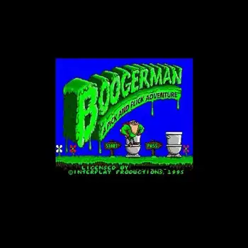 Boogerman - A Pick and Flick Adventure NTSC versione 16 Bit 46 Pin Big grey Game Card per giocatori di giochi USA