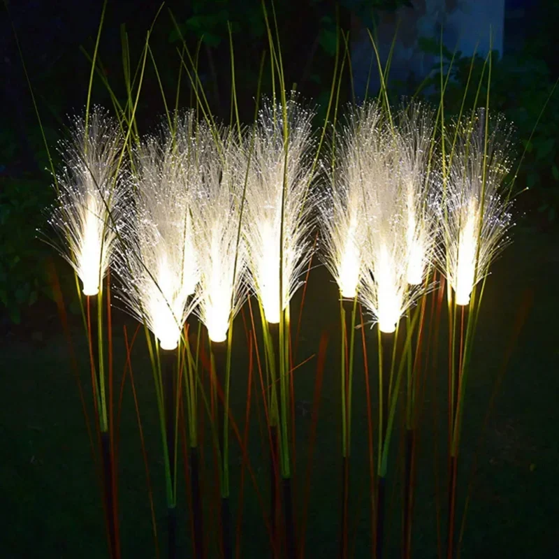 

Reed Solar Lights Outdoor Decorative Waterproof LED Solar Powered Christmas Lights for Yard Lawn Solar Garden Light Luminous