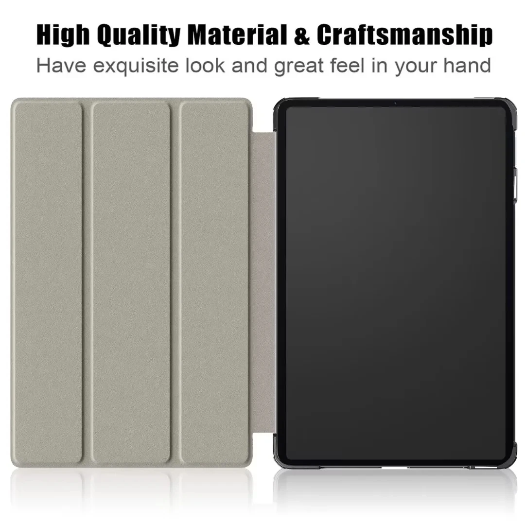 Premium Folding PU Leather Smart Tablet Case - Elegant & Durable