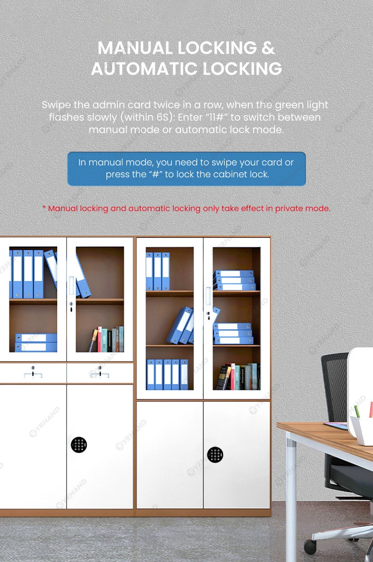 Smart Cabinet Lock Keypad & RFID Card Entry, Electronic Digital Code Security He