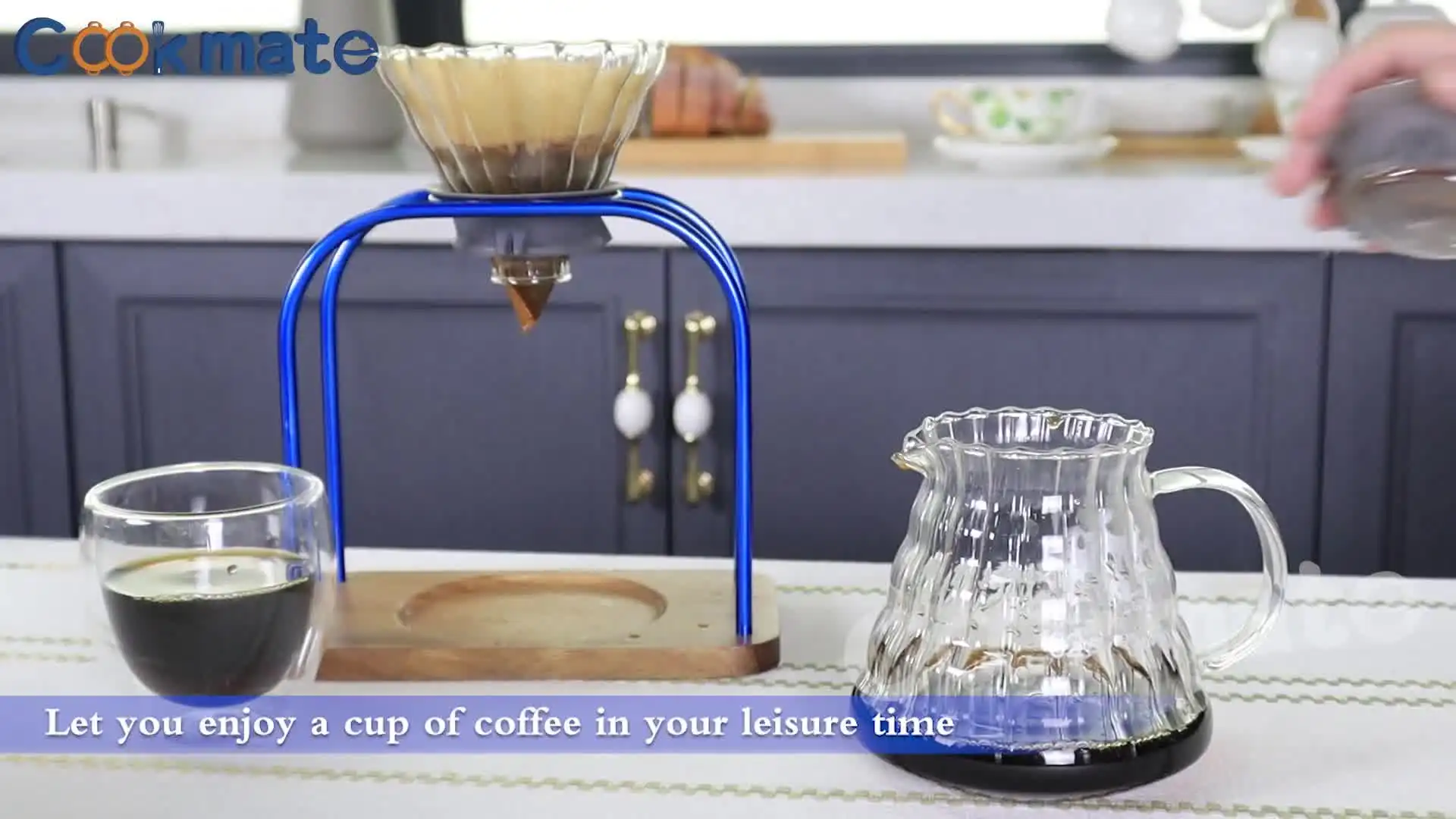 Кофейная станция Pour Over зеркальная кофейная плитка СТЕКЛЯННЫЙ КОФЕЙНЫЙ сервер