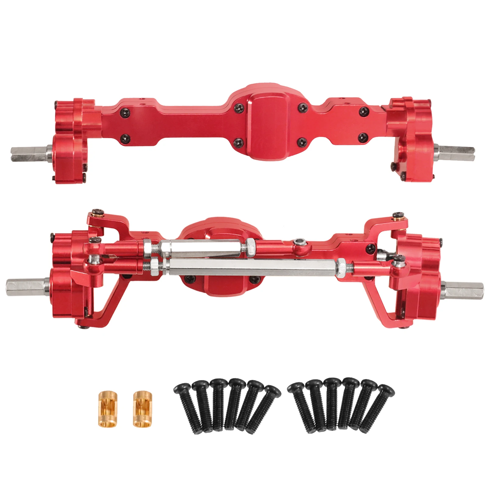 Aluminum Alloy CNC Anodized Full Metal Front Rear Portal Axle for