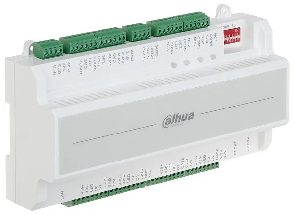 Контроллер Dahua DHI-ASC1202B-D на 2 двери (2-сторонний доступ) 100 000 карт и 150 записей Wiegand или