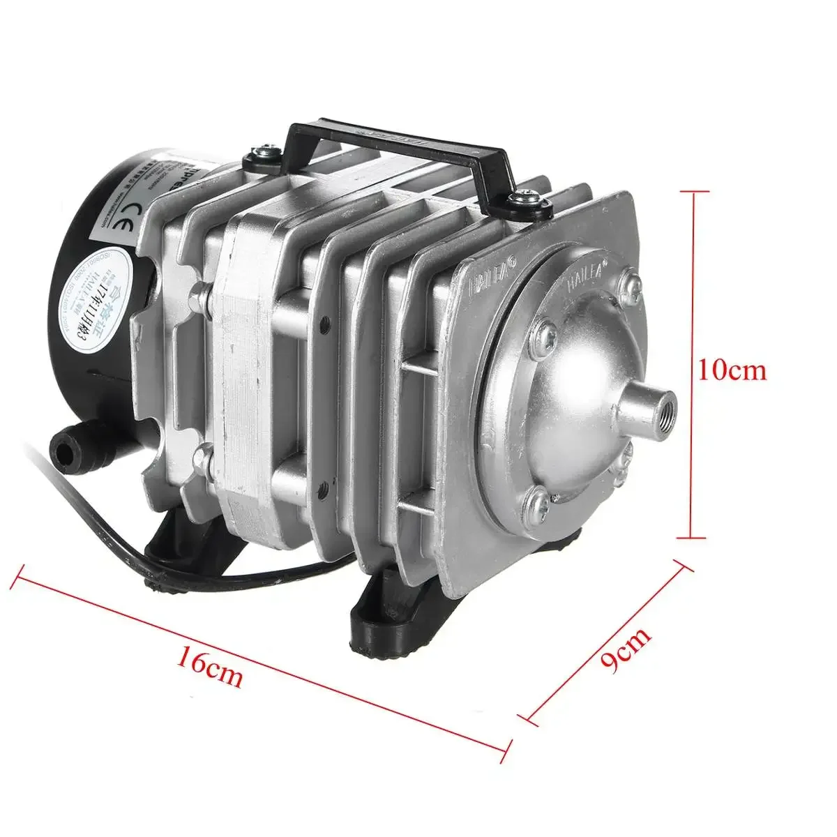 

45W 220V 70L/min Air Compressor Pump Electromagnetic Oxygen Aquarium Fish Pond Compressor Hydroponic Air Aerator ACO-318 Pump