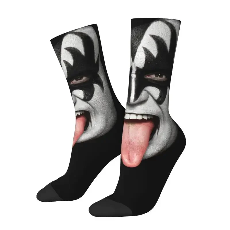 

Gene Simmons The Demon Kiss Band Dress Socks Men's Women's Warm Fashion Novelty Crew Socks