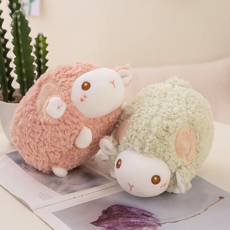 

Cartoon PP Cotton Plush Sheep Soft Toys Stuffed Animal Lamb Dolls Valentine's Day Christmas Gifts Toy for Children Girl