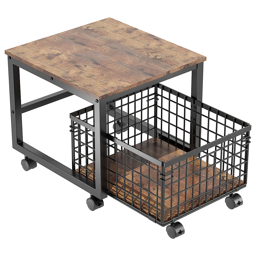 1 Set Refrigerator Stand on Wheels, Mini Refrigerator Stand with Extendable Storage Basket, Portable Refrigerator Base For Home