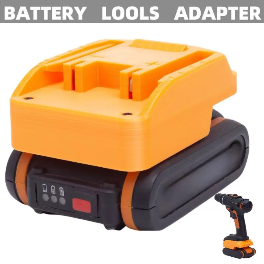 Adapter  for Worx 20V 4Pin  Battery Convert To  For Worx 20v  6Pin Power Tool Accessories for dewalt dcb 18v 20v li ion battery convert for worx 20v max battery 4pin tool battery usage