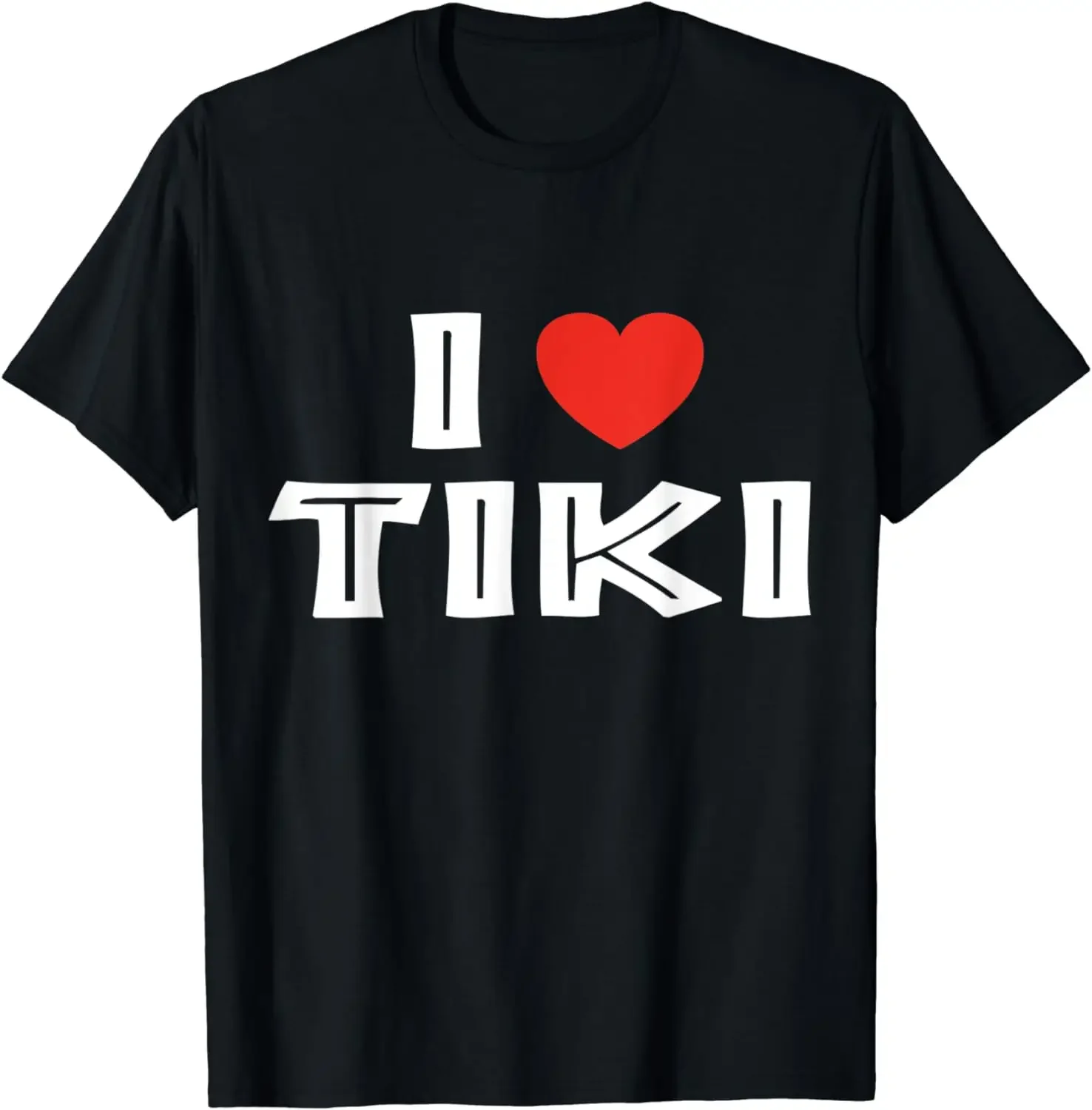 

I Love Tiki Shirt Bars Hawaiiana Tee Shirts Streetwear Mens T Shirts Graphic T Shirts Camisetas Ropa Hombre