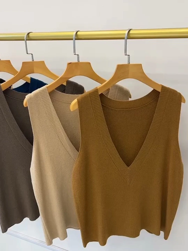 كوريا محبوك سترات المرأة الأعلى الخامس الرقبة الصلبة تانك Blusas Mujer دي مودا الصيف موضة جديدة الإناث أكمام بلايز عادية 3