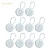 10Pcs Collar Extenders Elastic Button Extender Neck Extenders for Dress T-Shirts 2