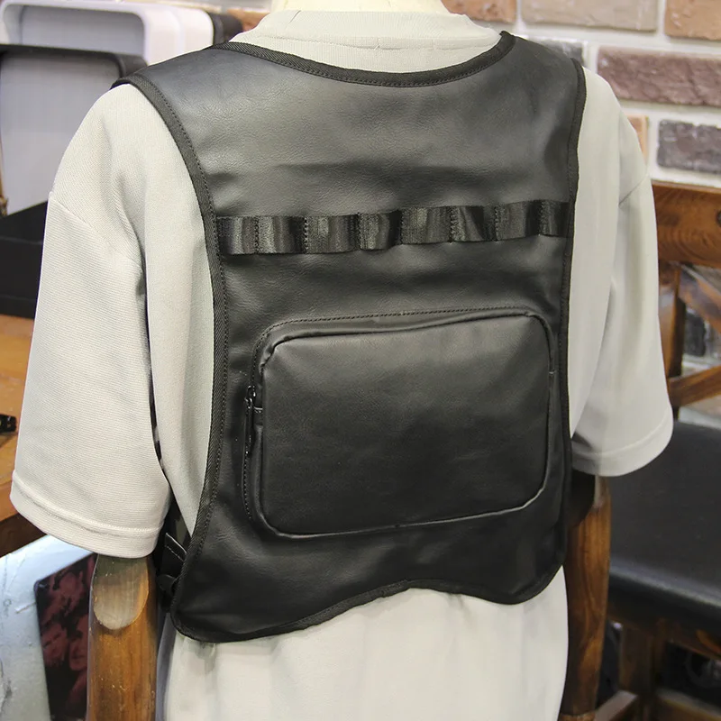 Men's Multifunctional Workwear Vest Bag with Multiple Pockets