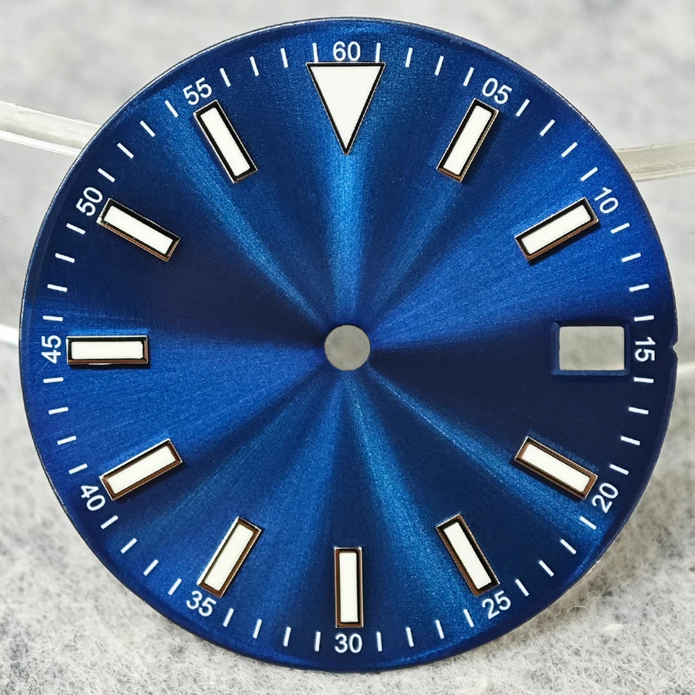 Green Luminous High-Quality Watch Face for Date Series, 28.5mm Dial