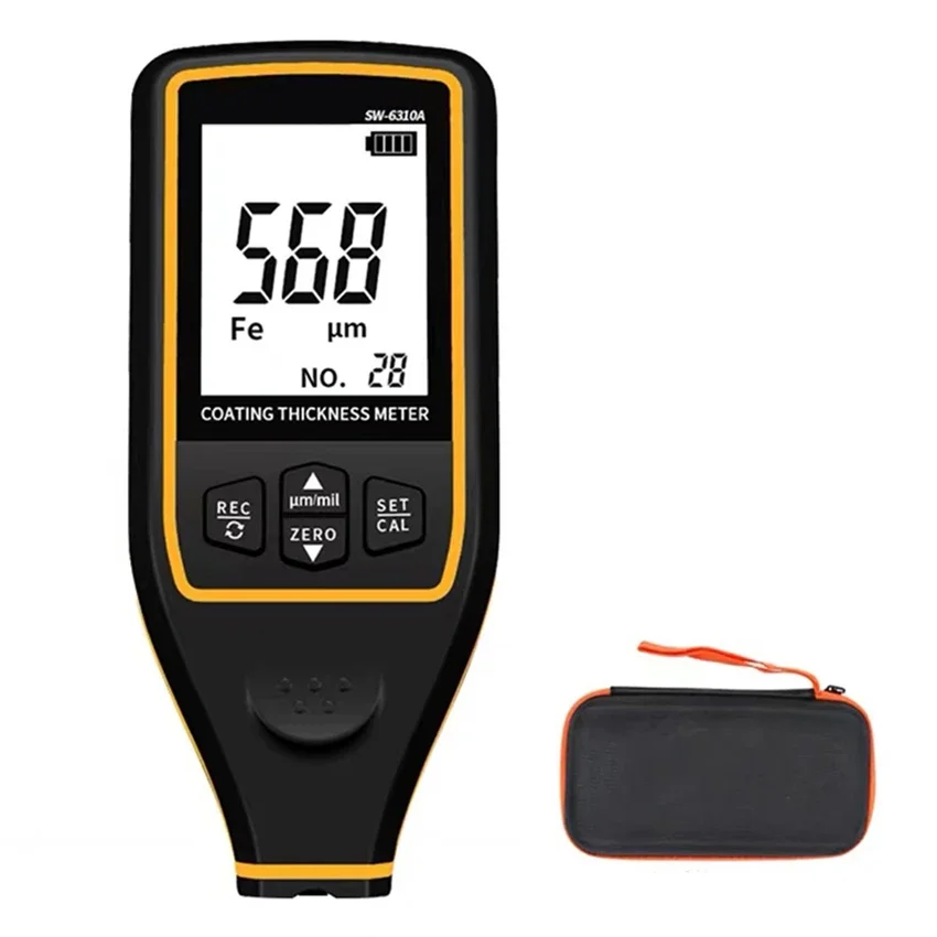 

SW-6310A Digital Paint Coating Thickness Gauge Handheld 0-1700um Auto Paint Thickness Gauge FE/NFE Paint Film Thickness Tester