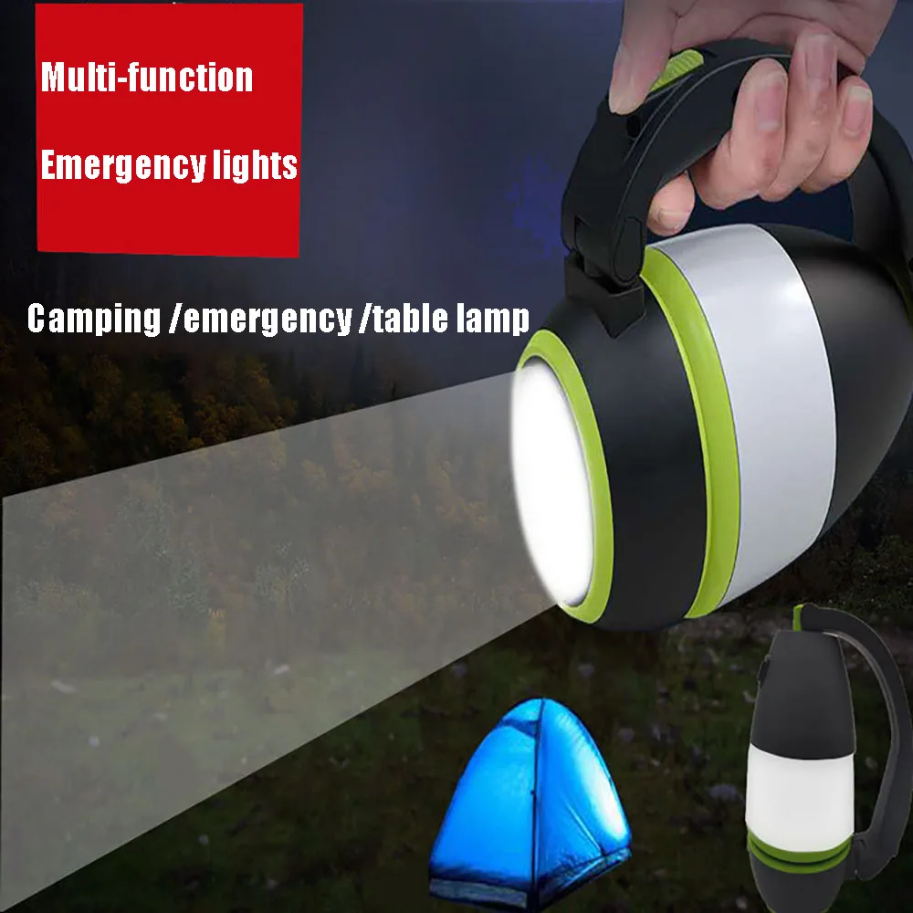 

Portable Rechargeable Lamp Lantern Battery Emergency Lighting Powerful Wireless Torch Bulb Outdoor Lighting Camping Went Light
