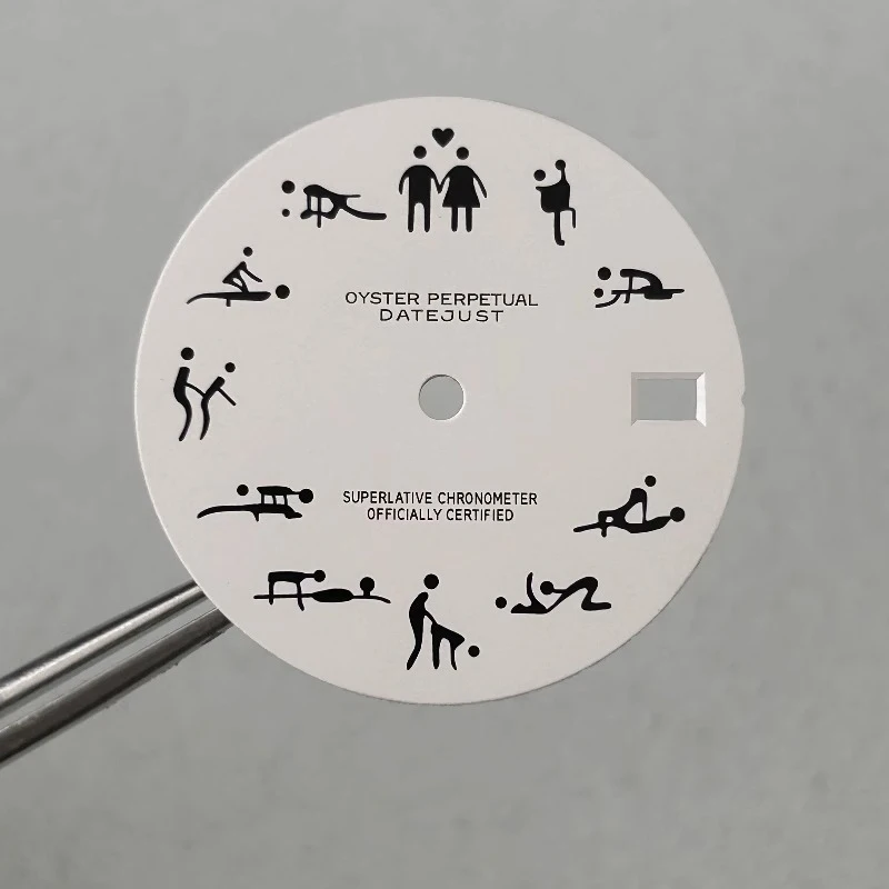 

DIY New Modified Personalized Pattern S Dial Literal 28.5mm can be fitted with NH35/4R/36 calibre watch accessories