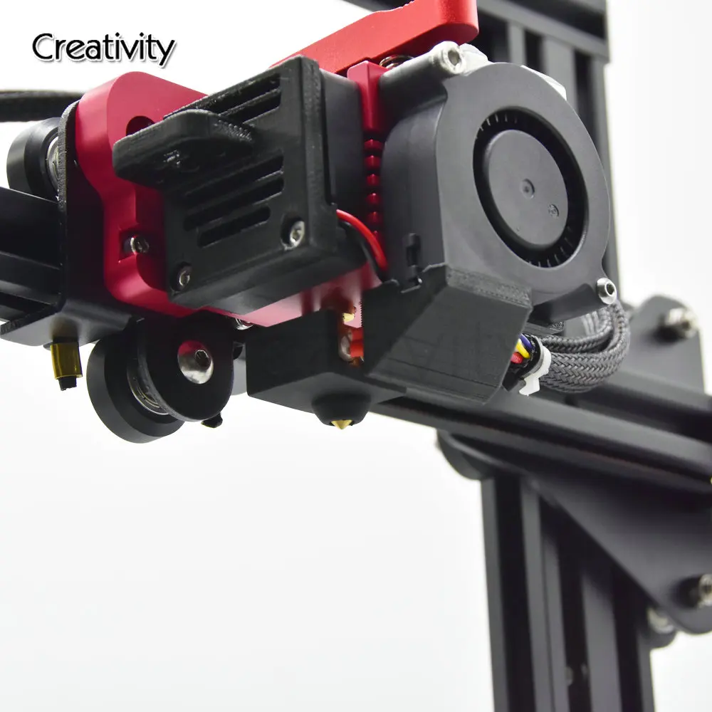 Atualizar Kit de Acionamento Direto Hotend 3d Toque Montagem 5015 Polia Turbo Ventilador Extrusora para Ender3 Cr10 cr 10s Pro Impressora 3d Mk8 - Imagem 4