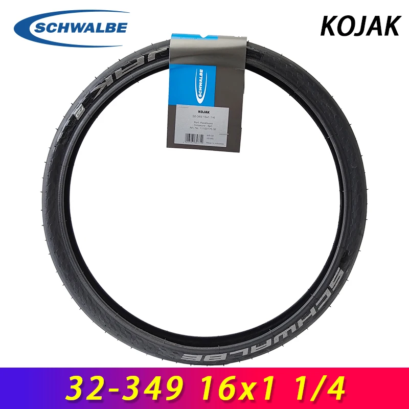 

SCHWALBE koкак 16 дюймов 32-349 16x1 1/4 черная Проводная велосипедная шина уровень 4 RaceGuard для Brompton BMX складные велосипедные запчасти