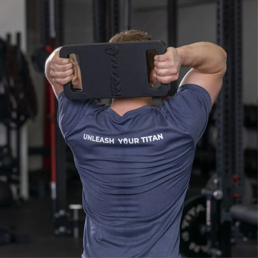 Cast Iron Ruck Weight Plate, Backpack Weight Training, Single Wide Handle, Round Corners Smooth Edges, Ideal for Resistance Trai