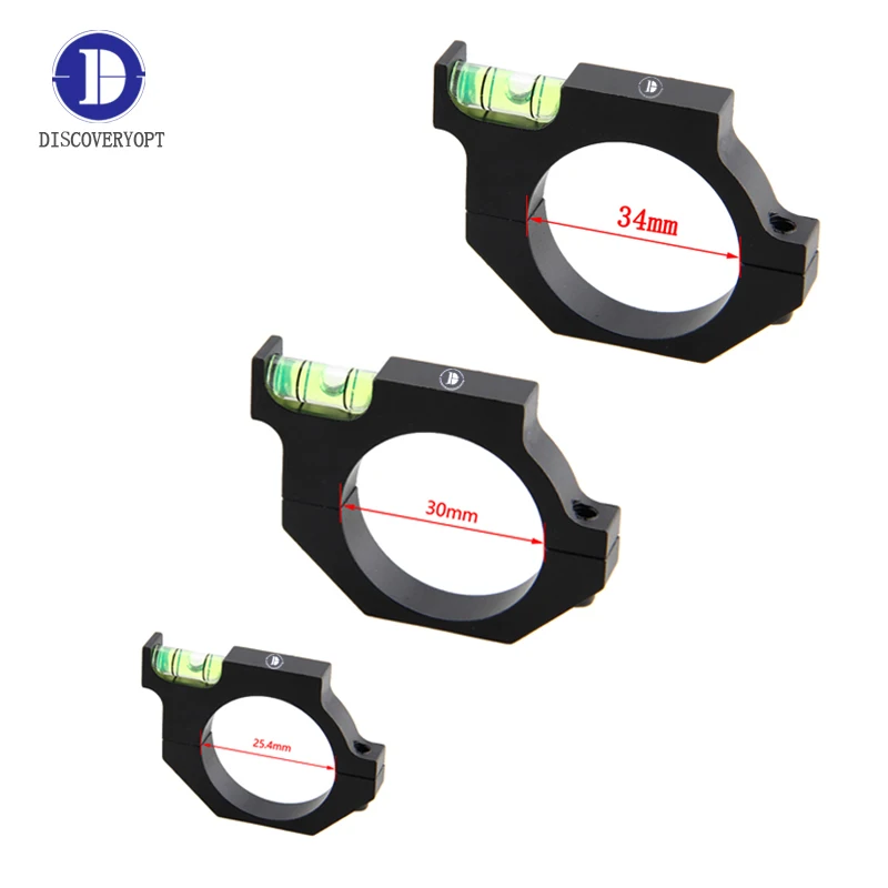 Discovery Rifle Scope Bubble Level 25.4mm/30mm/34mm Spotting Airgun Ring Bubble Spirit Level Balance Pipe Airsoft Tube Gun Mount