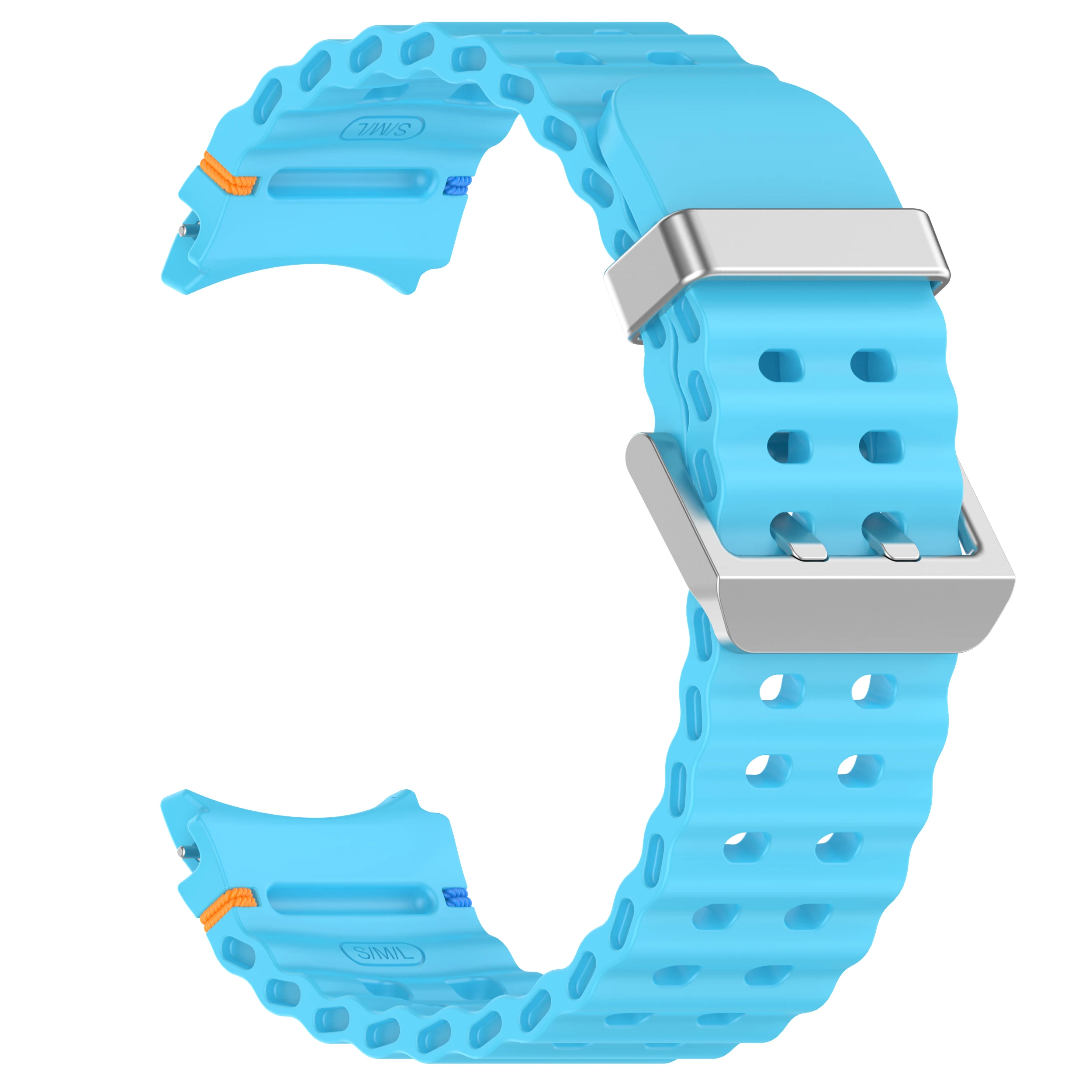Seamless Silicone Watch Band - Versatile Smartwatch Strap