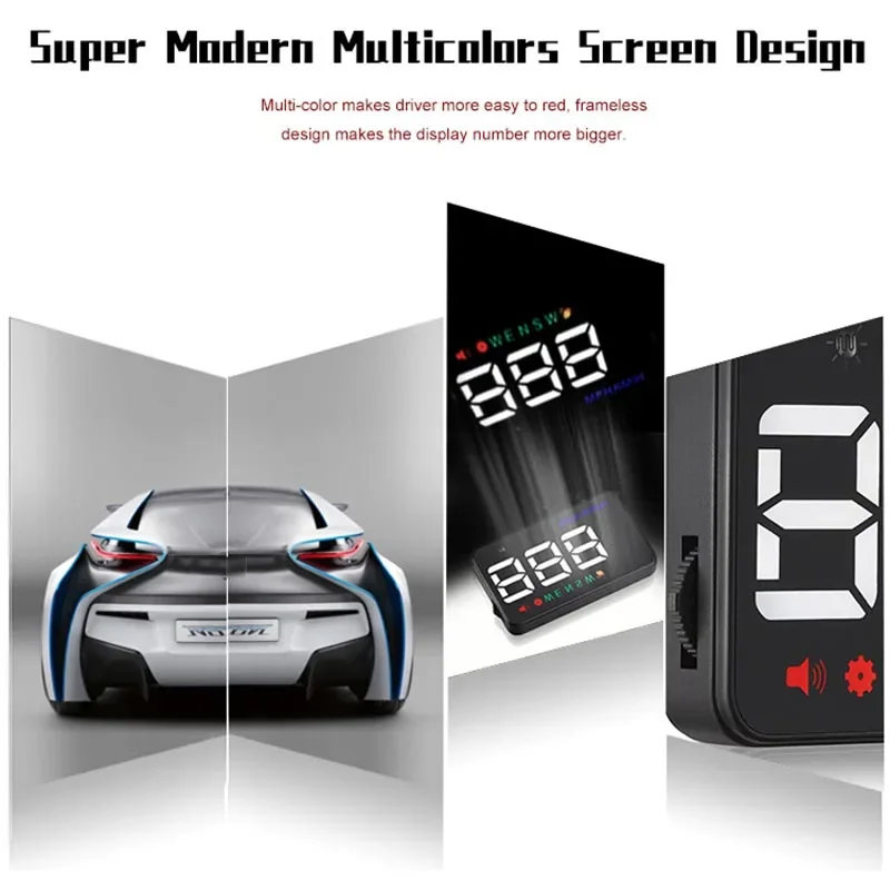 A5 HUD 3.5 ġ ڵ  ÷,    ӵ  GPS  2 ÷  2018 Ż