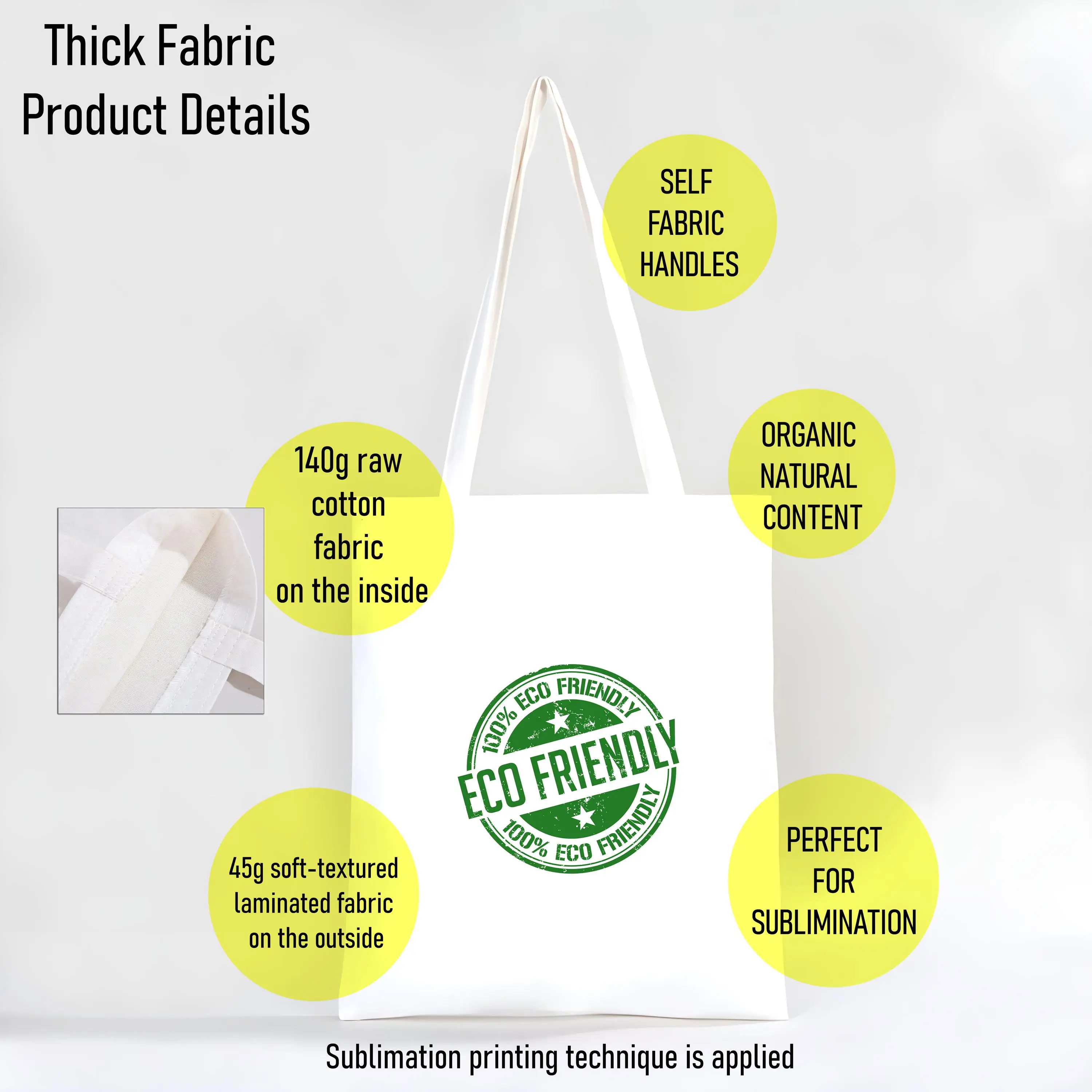 Custom Tote Bags With Your Logo, Wholesale Custom Promotional Bags, Photo or Text Print, Bulk Personalized Bag, Multi Color Prin - 3