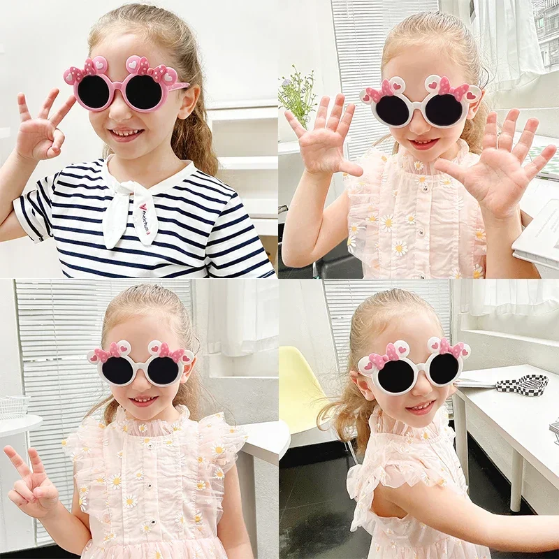 INS Lovely Kids Sunglasses Bear Shape Frame Girls Children Sun Glasses Round Street Beat Baby Boy Eyeglasses Cute Shade kids sunglasses,children sunglasses