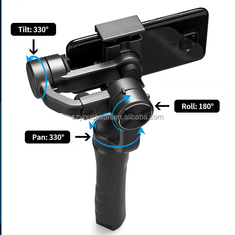 

Стабилизатор для смартфона GoPro7 6 5 Sjcam EKEN Yi