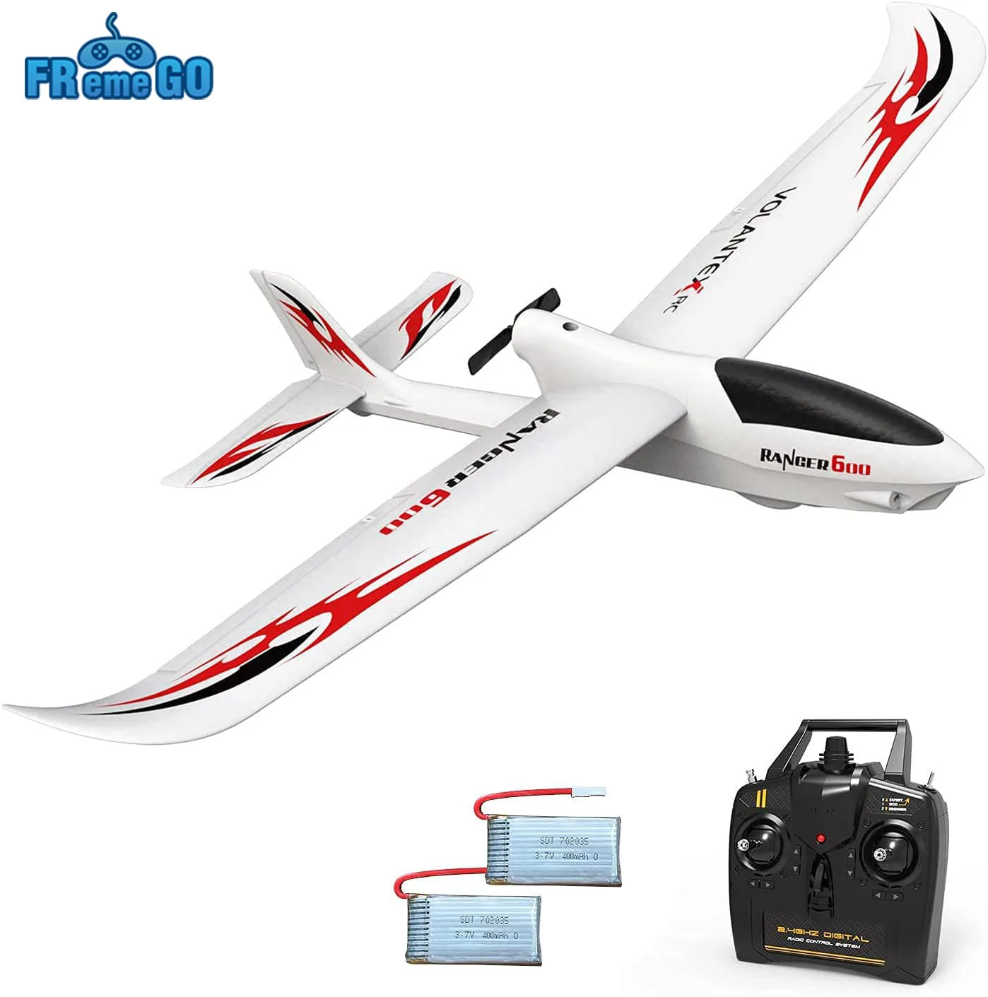 Ranger600 Rc Aereo 2.4Ghz 3Ch Telecomando Aereo Stabilizzatore Giroscopico A 6 Assi Una Chiave U-Turn Rtf 76102 Rc Giocattoli Aerei Regali